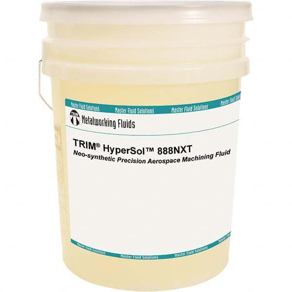 Master Fluid Solutions - TRIM HyperSol 888NXT 5 Gal Pail Cutting, Drilling, Sawing, Grinding, Tapping & Turning Fluid - Exact Tool & Supply