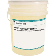 Master Fluid Solutions - TRIM HyperSol 888NXT 5 Gal Pail Cutting, Drilling, Sawing, Grinding, Tapping & Turning Fluid - Exact Tool & Supply