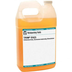Master Fluid Solutions - TRIM E923 1 Gal Bottle Cutting, Drilling, Sawing, Grinding, Tapping & Turning Fluid - Exact Tool & Supply