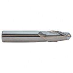 1.8mm TuffCut GP Standard Length 2 Fl Ball Nose Center Cutting End Mill - Exact Tool & Supply