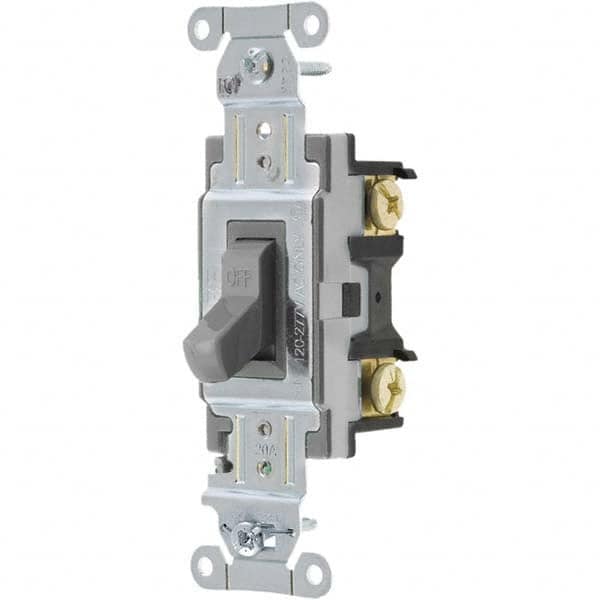 Bryant Electric - Wall & Dimmer Light Switches Switch Type: NonDimmer Switch Operation: Toggle - Exact Tool & Supply