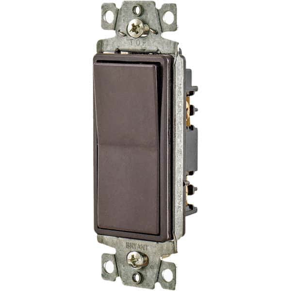 Bryant Electric - Wall & Dimmer Light Switches Switch Type: NonDimmer Switch Operation: Rocker - Exact Tool & Supply