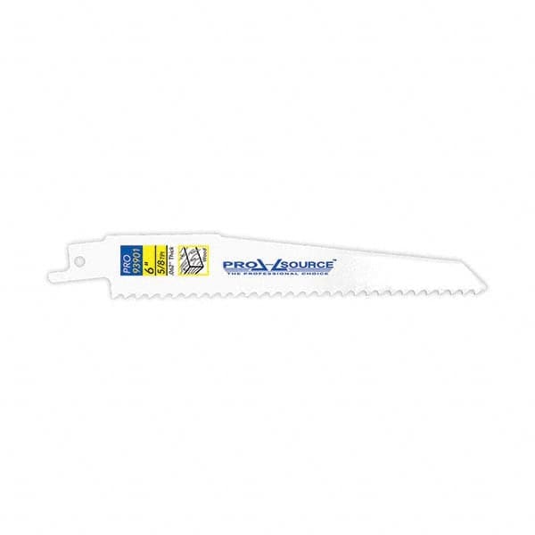 PRO-SOURCE - Reciprocating Saw Blades Blade Material: Bi-Metal Blade Length (Inch): 6 - Exact Tool & Supply