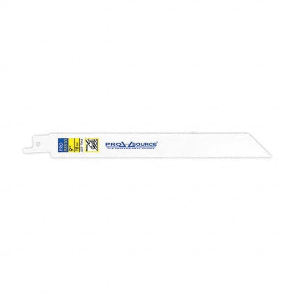 PRO-SOURCE - Reciprocating Saw Blades Blade Material: Bi-Metal Blade Length (Inch): 9 - Exact Tool & Supply