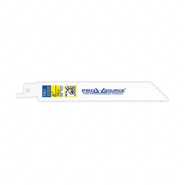 PRO-SOURCE - Reciprocating Saw Blades Blade Material: Bi-Metal Blade Length (Inch): 6 - Exact Tool & Supply