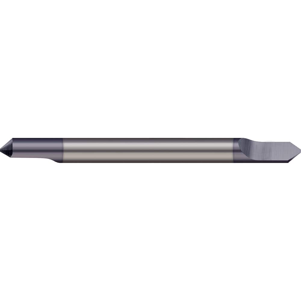 Micro 100 - 5/16" Diam 4" OAL Tipped Off Engraving Cutters - Exact Tool & Supply