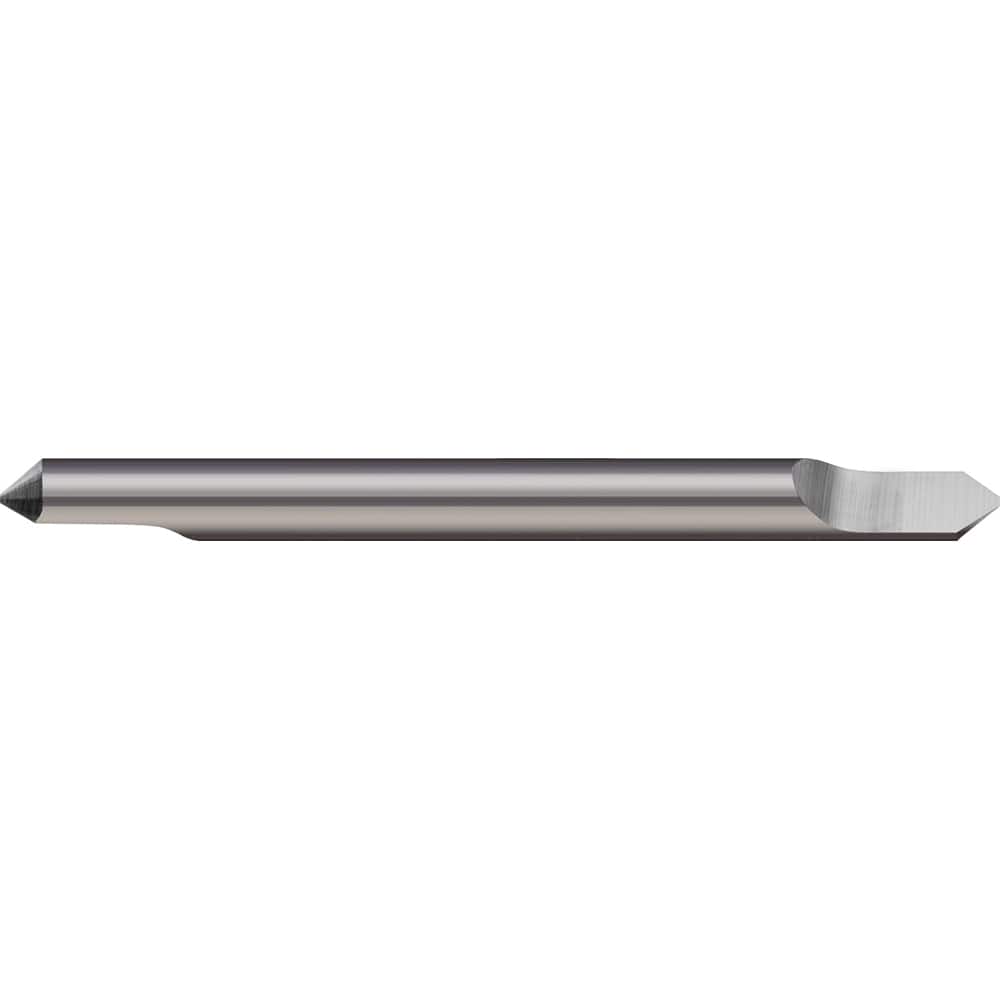 Micro 100 - 8mm Diam 63mm OAL Tipped Off Engraving Cutters - Exact Tool & Supply