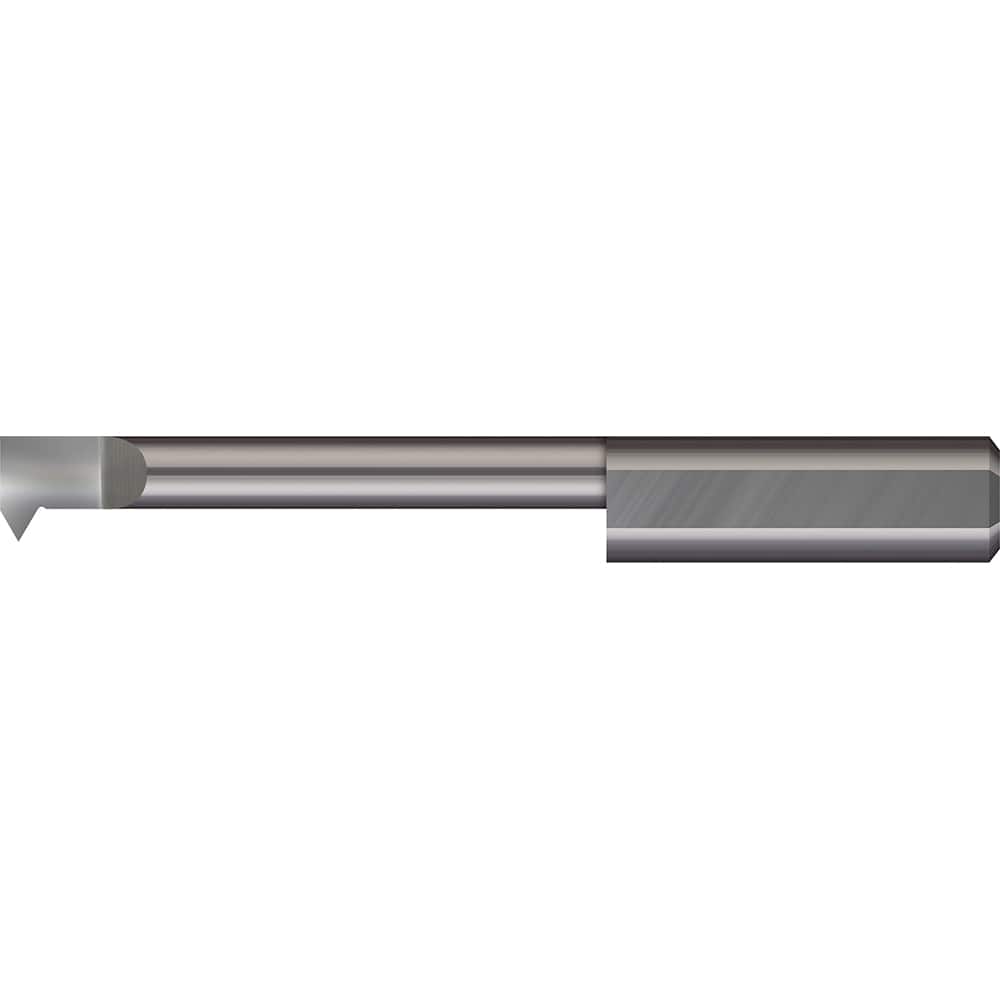 Micro 100 - Single Point Threading Tools; Thread Type: Internal ; Material: Solid Carbide ; Profile Angle: 60 ; Threading Diameter (mm): 7.40 ; Cutting Depth (Decimal Inch): 0.7874 ; Cutting Depth (mm): 20.00 - Exact Tool & Supply