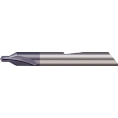 Micro 100 - #0 60° 3/16" Body Diam Solid Carbide Combo Drill & Countersink - Exact Tool & Supply