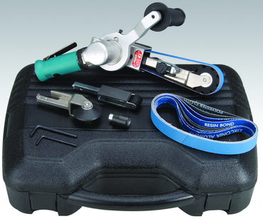 #15032 - 1/4 x 18" Belt Size - Air-Powered Abrasive Belt Tool - Exact Tool & Supply