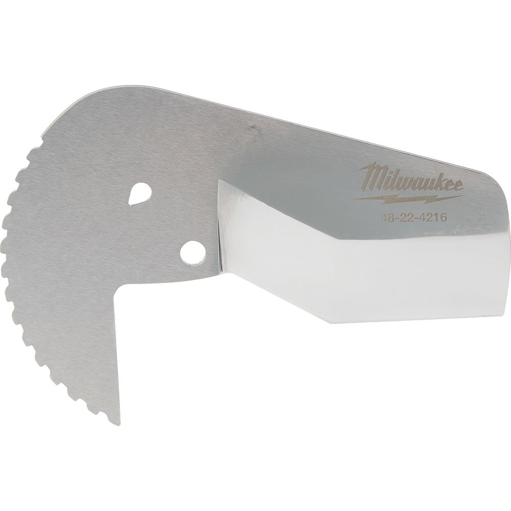 Milwaukee Tool - Cutter Replacement Parts; Type: Replacement Blade ; Cuts Material Type: PVC; PEX ; For Use With: Milwaukee 2-3/8 in. Ratcheting Pipe Cutter (48-22-4215) ; Cutting Depth: 1-3/8 (Inch) - Exact Tool & Supply