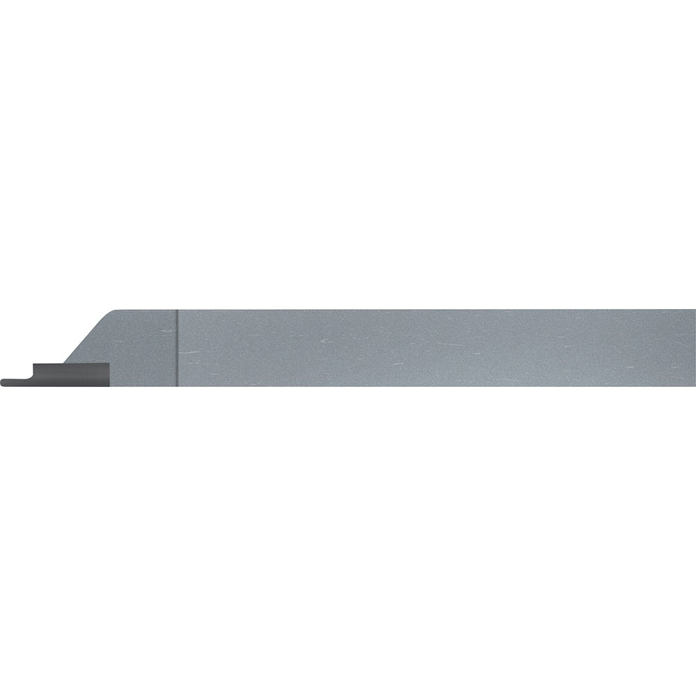 Micro 100 - Single-Point Tool Bits; Tip Material: Carbide ; Tool Bit Style: GS ; Tool Bit Type: Grooving ; Cutting Direction: Neutral ; Shank Width/Diameter (Inch): 3/8 ; Shank Height (Inch): 3/8 - Exact Tool & Supply