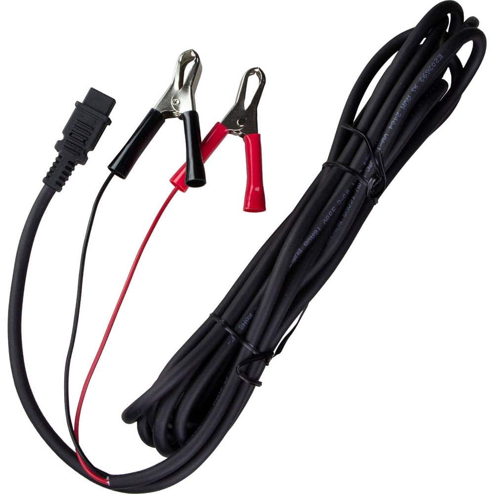 TeraPump - Repair Parts; Type: 2-Wire Battery Cable ; Contents: DC 12V Cable with Charging Clips ; For Use With: Automobile, Marine Craft, Industrial/Agricultural Vehicles - Exact Tool & Supply