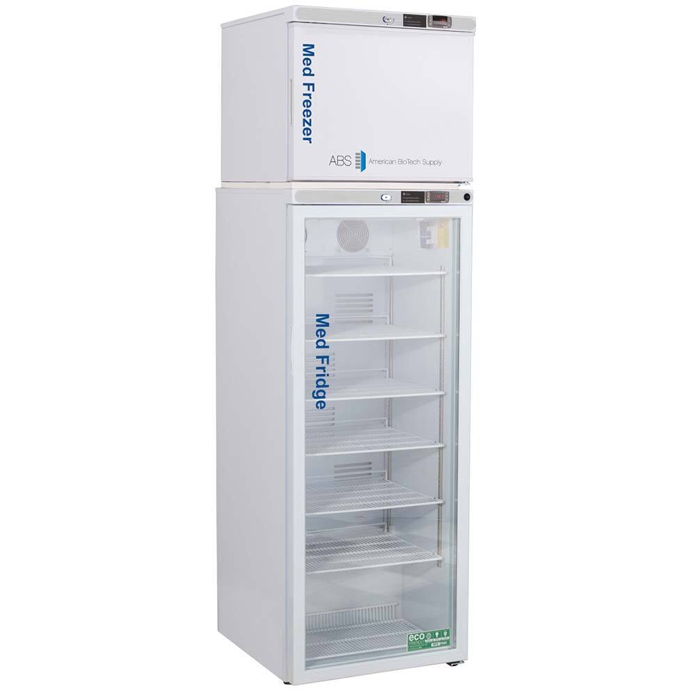 American BioTech Supply - Laboratory Refrigerators and Freezers; Type: Pharmacy/Vaccine Refrigerator & Freezer Combination ; Volume Capacity: 12 Cu. Ft. ; Minimum Temperature (C): -15.00 ; Maximum Temperature (C): 8.00 ; Width (Inch): 23-3/4 ; Depth (Inc - Exact Tool & Supply