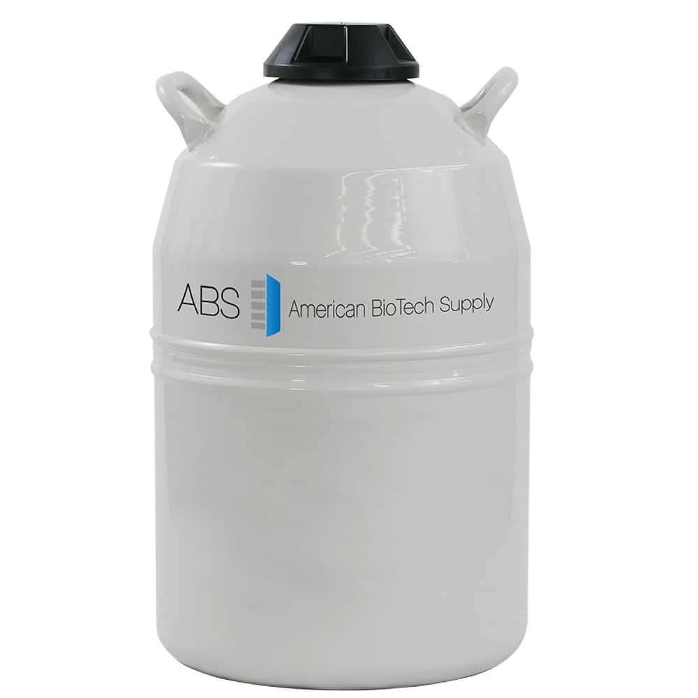 American BioTech Supply - Drums & Tanks; Product Type: Liquid Dewar ; Volume Capacity Range: Smaller than 20 Gal. ; Material Family: Aluminum ; Height (Inch): 24-1/2 ; Diameter/Width (Inch): 14-1/2 ; Shape: Round - Exact Tool & Supply