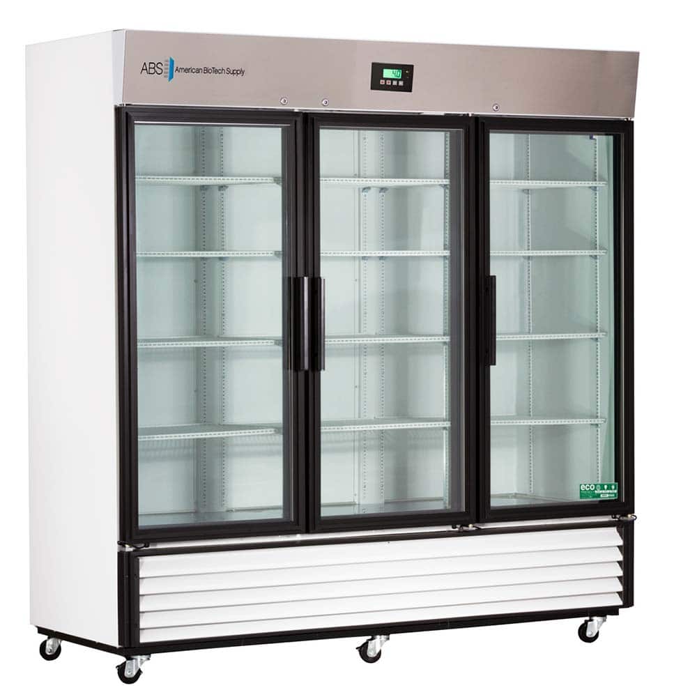 American BioTech Supply - Laboratory Refrigerators and Freezers; Type: Laboratory Refrigerator ; Volume Capacity: 72 Cu. Ft. ; BTU/Hour: 7315 ; Minimum Temperature (C): 1.00 ; Maximum Temperature (C): 10.00 ; Width (Inch): 78-1/4 - Exact Tool & Supply