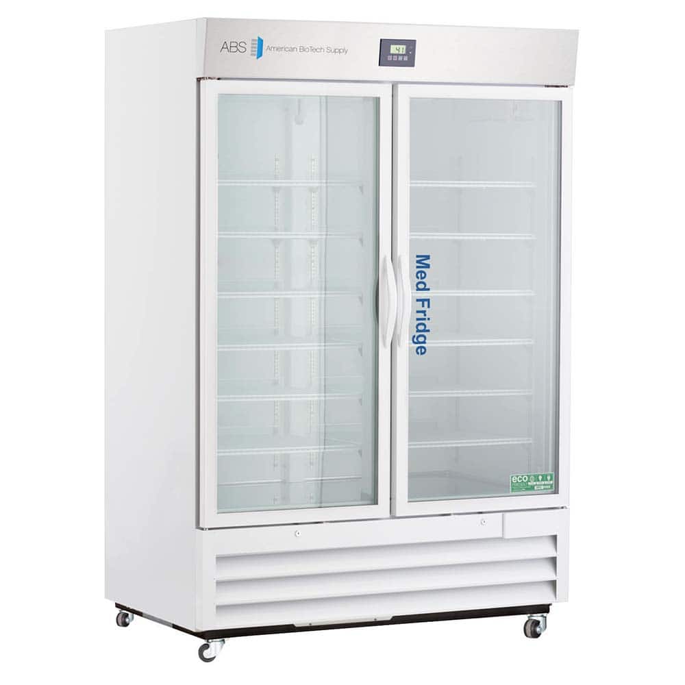 American BioTech Supply - Laboratory Refrigerators and Freezers; Type: Pharmacy/Vaccine Refrigerator ; Volume Capacity: 49 Cu. Ft. ; Minimum Temperature (C): 2.00 ; Maximum Temperature (C): 8.00 ; Width (Inch): 54 ; Depth (Inch): 34-3/4 - Exact Tool & Supply