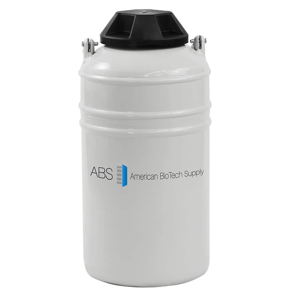 American BioTech Supply - Drums & Tanks; Product Type: Liquid Dewar ; Volume Capacity Range: Smaller than 20 Gal. ; Material Family: Aluminum ; Height (Inch): 24-1/2 ; Diameter/Width (Decimal Inch): 8.7990 ; Diameter/Width (Inch): 14-1/2 - Exact Tool & Supply
