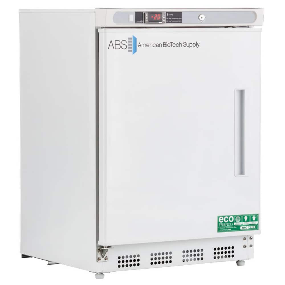 American BioTech Supply - Laboratory Refrigerators and Freezers; Type: Undercounter Built-In Freezer ; Volume Capacity: 4.2 Cu. Ft. ; Minimum Temperature (C): -15.00 ; Maximum Temperature (C): -25.00 ; Width (Inch): 23-3/4 ; Depth (Inch): 24-1/2 - Exact Tool & Supply