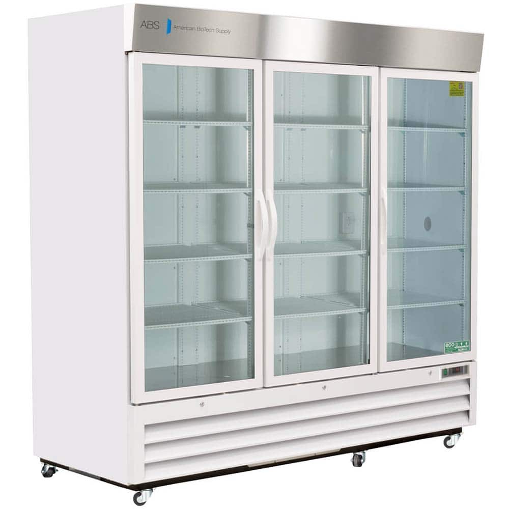 American BioTech Supply - Laboratory Refrigerators and Freezers; Type: Chromatography Refrigerator ; Volume Capacity: 72 Cu. Ft. ; Minimum Temperature (C): 1.00 ; Maximum Temperature (C): 10.00 ; Width (Inch): 85-3/4 ; Depth (Inch): 34 - Exact Tool & Supply
