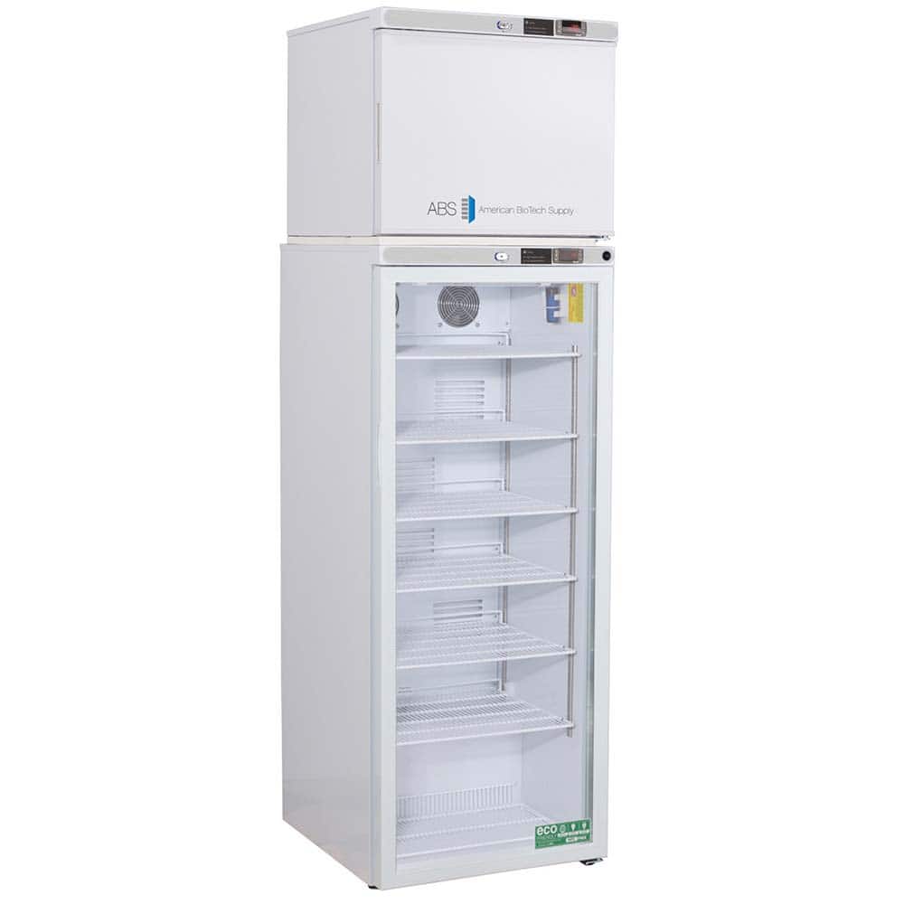 American BioTech Supply - Laboratory Refrigerators and Freezers; Type: Refrigerator & Freezer Combination ; Volume Capacity: 12 Cu. Ft. ; Minimum Temperature (C): -15.00 ; Maximum Temperature (C): 10.00 ; Width (Inch): 23-3/4 ; Depth (Inch): 26-1/2 - Exact Tool & Supply