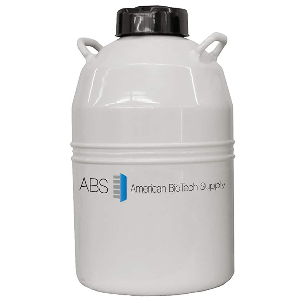 American BioTech Supply - Drums & Tanks; Product Type: Manual Fill Cryogenic Tank ; Volume Capacity Range: Smaller than 20 Gal. ; Material Family: Aluminum ; Height (Inch): 26 ; Diameter/Width (Inch): 14-1/2 ; Shape: Round - Exact Tool & Supply