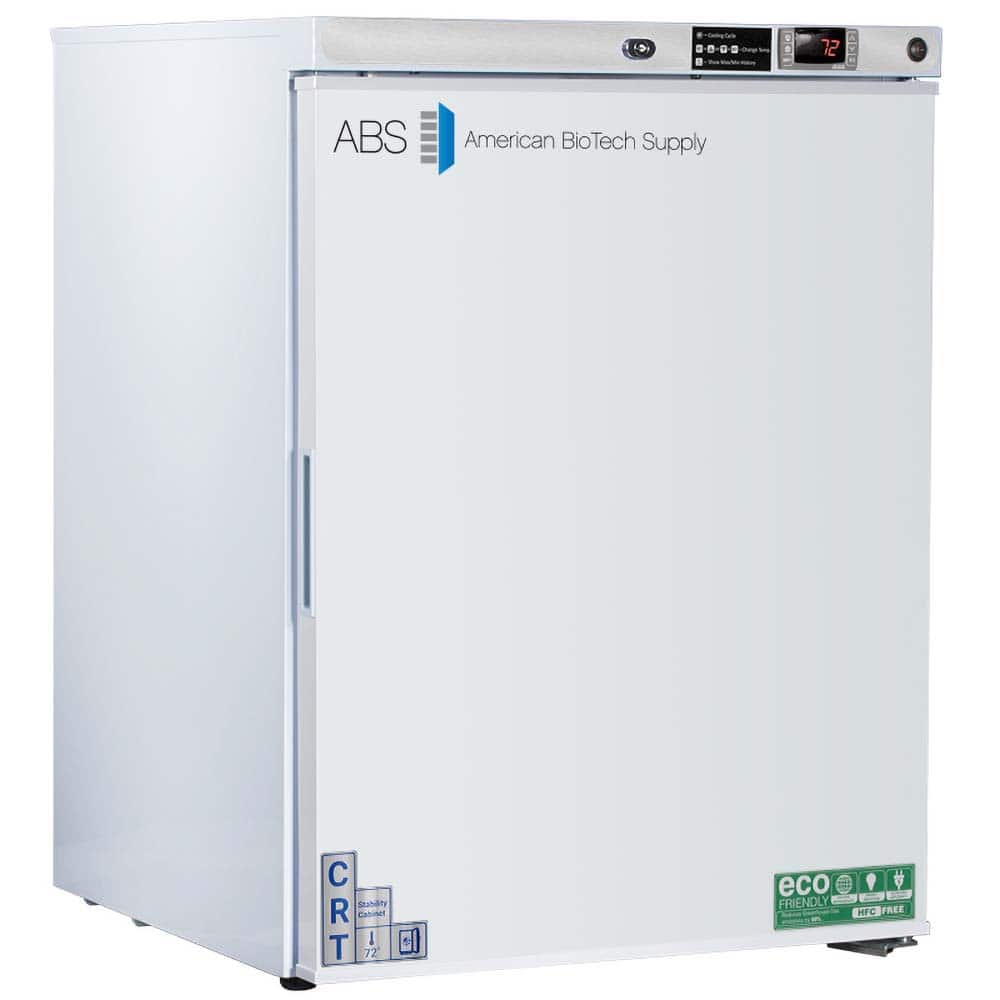 American BioTech Supply - Laboratory Refrigerators and Freezers; Type: Controlled Room Temperature Cabinet ; Volume Capacity: 5.2 Cu. Ft. ; Minimum Temperature (C): 20.00 ; Maximum Temperature (C): 25.00 ; Width (Inch): 23-3/4 ; Depth (Inch): 24 - Exact Tool & Supply