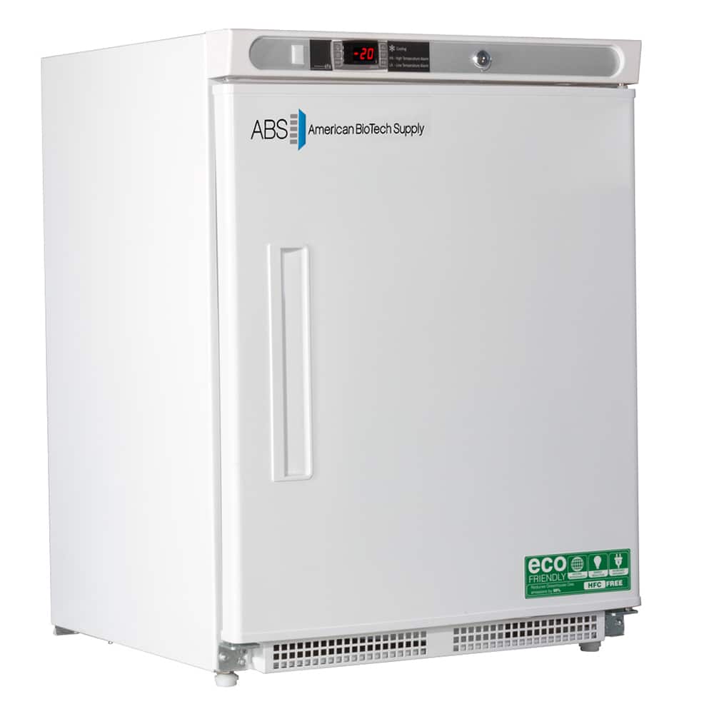 American BioTech Supply - Laboratory Refrigerators and Freezers; Type: Undercounter Built-In Freezer ; Volume Capacity: 4.2 Cu. Ft. ; Minimum Temperature (C): -15.00 ; Maximum Temperature (C): -25.00 ; Width (Inch): 23-3/4 ; Depth (Inch): 24-1/2 - Exact Tool & Supply