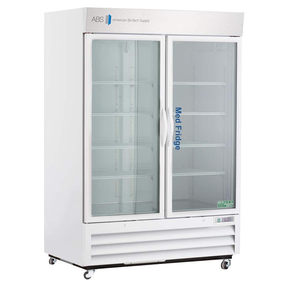 American BioTech Supply - Laboratory Refrigerators and Freezers; Type: Pharmacy/Vaccine Refrigerator ; Volume Capacity: 49 Cu. Ft. ; Minimum Temperature (C): 2.00 ; Maximum Temperature (C): 8.00 ; Width (Inch): 54 ; Depth (Inch): 34-3/4 - Exact Tool & Supply