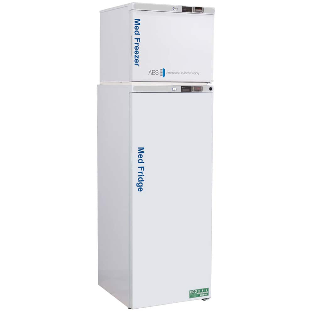 American BioTech Supply - Laboratory Refrigerators and Freezers; Type: Pharmacy/Vaccine Refrigerator & Freezer Combination ; Volume Capacity: 12 Cu. Ft. ; Minimum Temperature (C): -15.00 ; Maximum Temperature (C): 8.00 ; Width (Inch): 23-5/8 ; Depth (Inc - Exact Tool & Supply