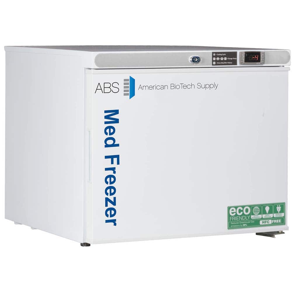 American BioTech Supply - Laboratory Refrigerators and Freezers; Type: Pharmacy/Vaccine Countertop Freestanding Freezer ; Volume Capacity: 1.7 Cu. Ft. ; Minimum Temperature (C): -15.00 ; Maximum Temperature (C): -25.00 ; Width (Inch): 23-3/4 ; Depth (Inc - Exact Tool & Supply