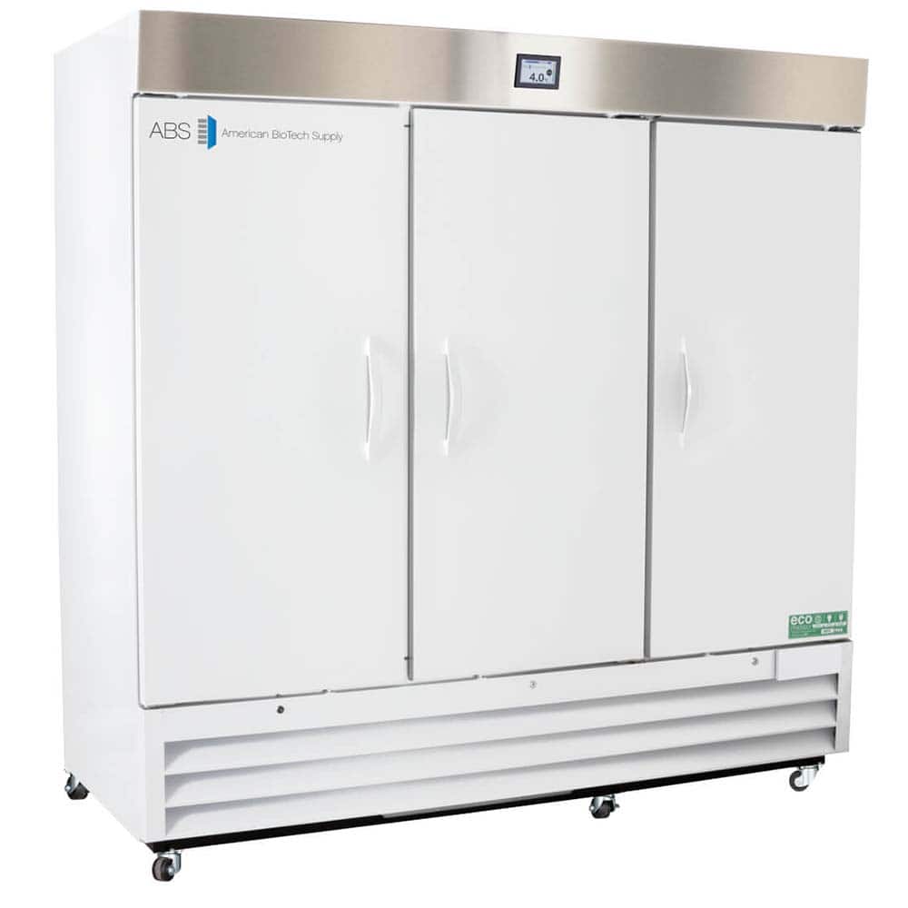 American BioTech Supply - Laboratory Refrigerators and Freezers; Type: Laboratory Refrigerator ; Volume Capacity: 72 Cu. Ft. ; Minimum Temperature (C): 1.00 ; Maximum Temperature (C): 10.00 ; Width (Inch): 81 ; Depth (Inch): 34 - Exact Tool & Supply
