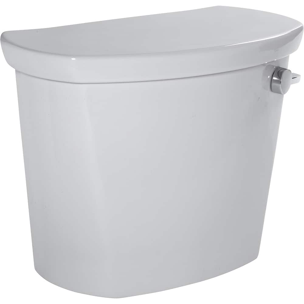 American Standard - Toilets; Type: Right Hand Trip Lever Toilet Tank ; Bowl Shape: Elongated; Round ; Mounting Style: Basic ; Gallons Per Flush: 1.28 ; Overall Height: 13-7/8 ; Overall Width: 17-3/8 - Exact Tool & Supply