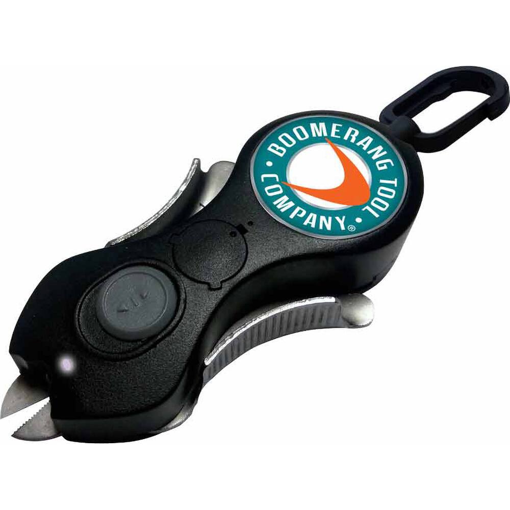 Boomerang Tool Company - Cutting Pliers; Type: Fishing Line Cutter ; Insulated: No ; Overall Length Range: 36" and Longer ; Overall Length (Inch): 4.43 ; Additional Information: Original SNIP Fishing Line Cutter with LED Light for Fishing in Low Light Co - Exact Tool & Supply