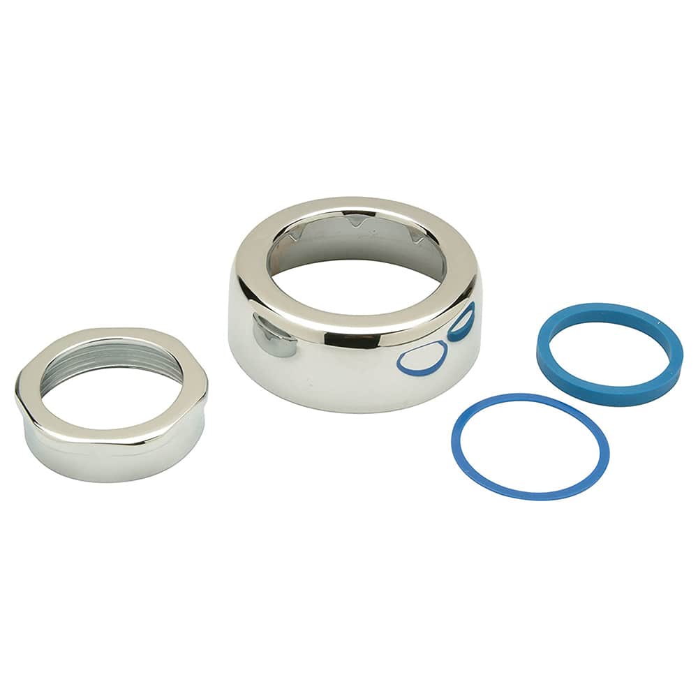 Zurn - Flush Valve/Flushometer Repair Kits & Parts; Type: Spud Assembly ; For Use With: Spud Escutcheon and Coupling Assembly ; Color: Chrome ; Pipe Size: 1 1/4 (Inch) - Exact Tool & Supply