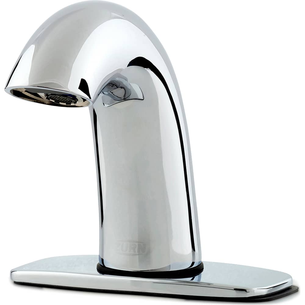 Zurn - Electronic & Sensor Faucets; Type: Sensor ; Style: w/o Mixer ; Type of Power: Battery ; Spout Type: Standard ; Mounting Centers: 3 (Inch); Finish/Coating: Polished Chrome - Exact Tool & Supply