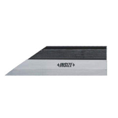 Insize USA LLC - Straightedges; Type: Beveled Edge ; Overall Length (Inch): 6 ; Overall Width (Inch): 1-3/16 ; Overall Thickness (Inch): 1/4 ; Edge Flatness (micro m): 102.00 ; Material: Stainless Steel - Exact Tool & Supply
