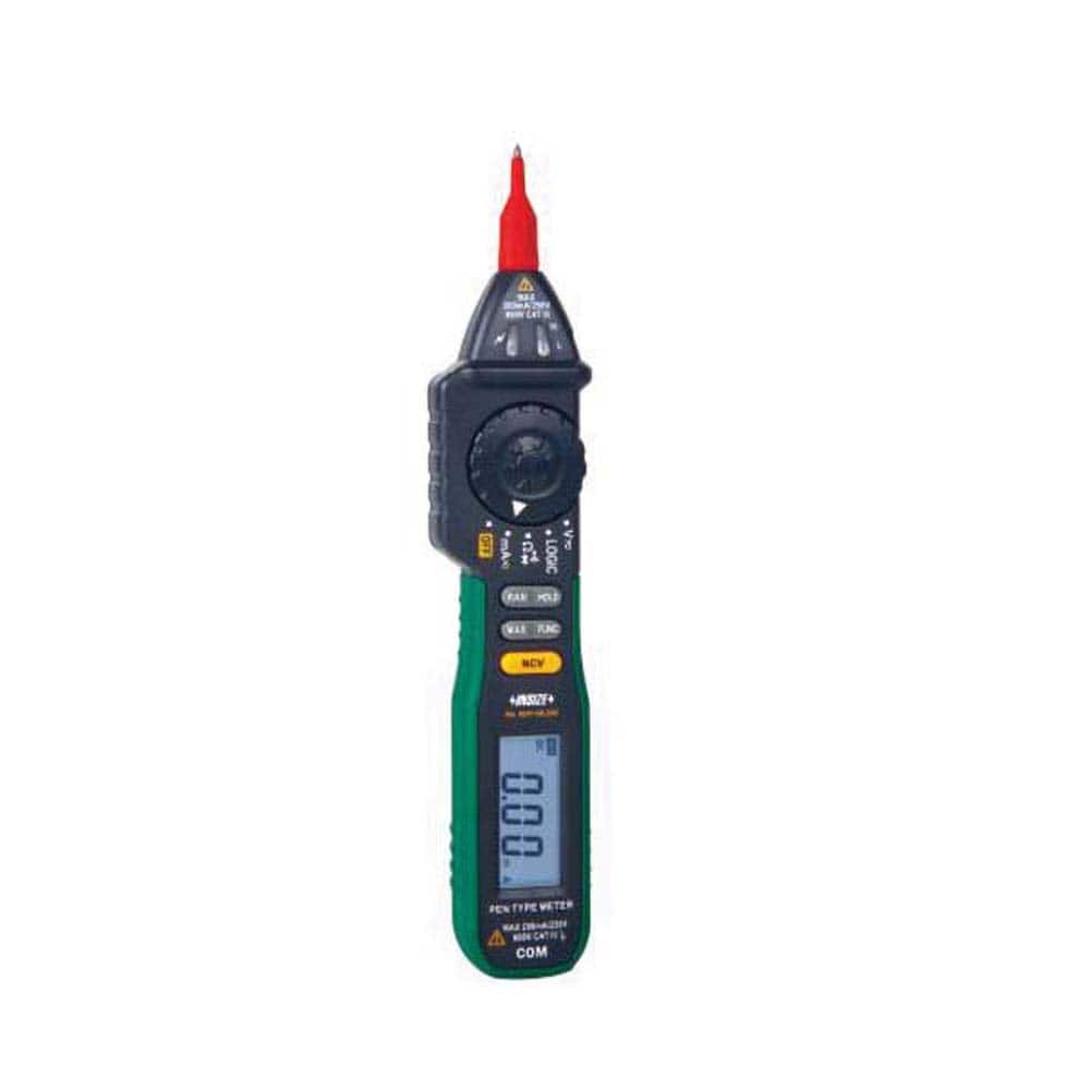 Insize USA LLC - Multimeters; Multimeter Type: Digital ; Measures: Voltage; Capacitance; Current; Frequency; Resistance; Temperature (IR) ; CAT Rating: CAT III ; Maximum AC Voltage: 600 ; Maximum DC Voltage: 600 ; Maximum AC Current (mA): 200 - Exact Tool & Supply