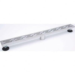 B&K Mueller - Drain Components Type: Flat Grid Drain System Includes: Adapter Coupling; Hook; Strainer - Exact Tool & Supply