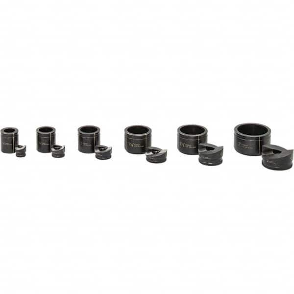 Greenlee - Punch & Driver Kits Tool Type: Knockout Set Punch Shape: Round - Exact Tool & Supply