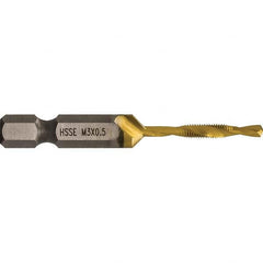 Greenlee - Combination Drill & Tap Sets Minimum Thread Size (mm): M3x0.50 Maximum Thread Size (mm): M3x0.50 - Exact Tool & Supply