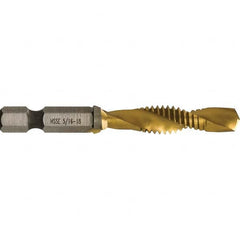 Greenlee - Combination Drill & Tap Sets Minimum Thread Size (Inch): 5/16-18 Maximum Thread Size (mm): M8x1.25 - Exact Tool & Supply