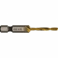 Greenlee - Combination Drill & Tap Sets Minimum Thread Size (Inch): #6-32 Maximum Thread Size (mm): M3.5x0.60 - Exact Tool & Supply