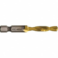 Greenlee - Combination Drill & Tap Sets Minimum Thread Size (mm): M6x1.00 Maximum Thread Size (mm): M6x1.00 - Exact Tool & Supply