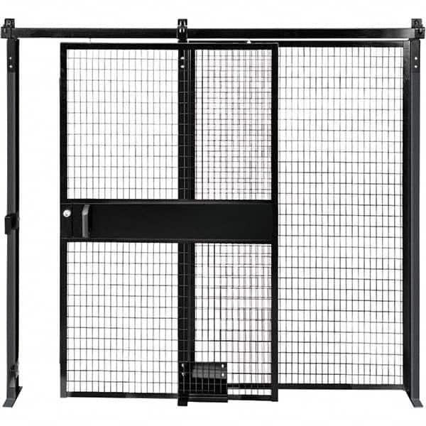 Folding Guard - Temporary Structure Doors Type: Sliding Door Width (Feet): 4 - Exact Tool & Supply