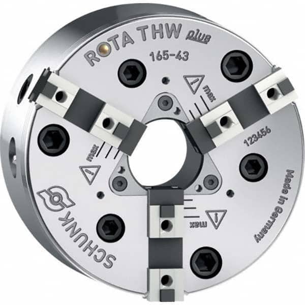 Schunk - Power Lathe Chucks Chuck Diameter (mm): 165.00 Chuck Diameter (Inch): 6-1/2 - Exact Tool & Supply