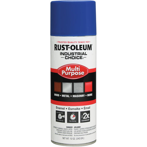 1600 Multi-Purpose Safety Blue Spray Paint - Exact Tool & Supply