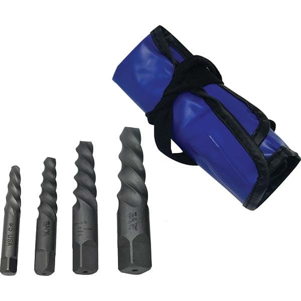 Cleveland - Bolt Extractor Sets Tool Type: Screw Extractor Set Number of Pieces: 4.000 - Exact Tool & Supply