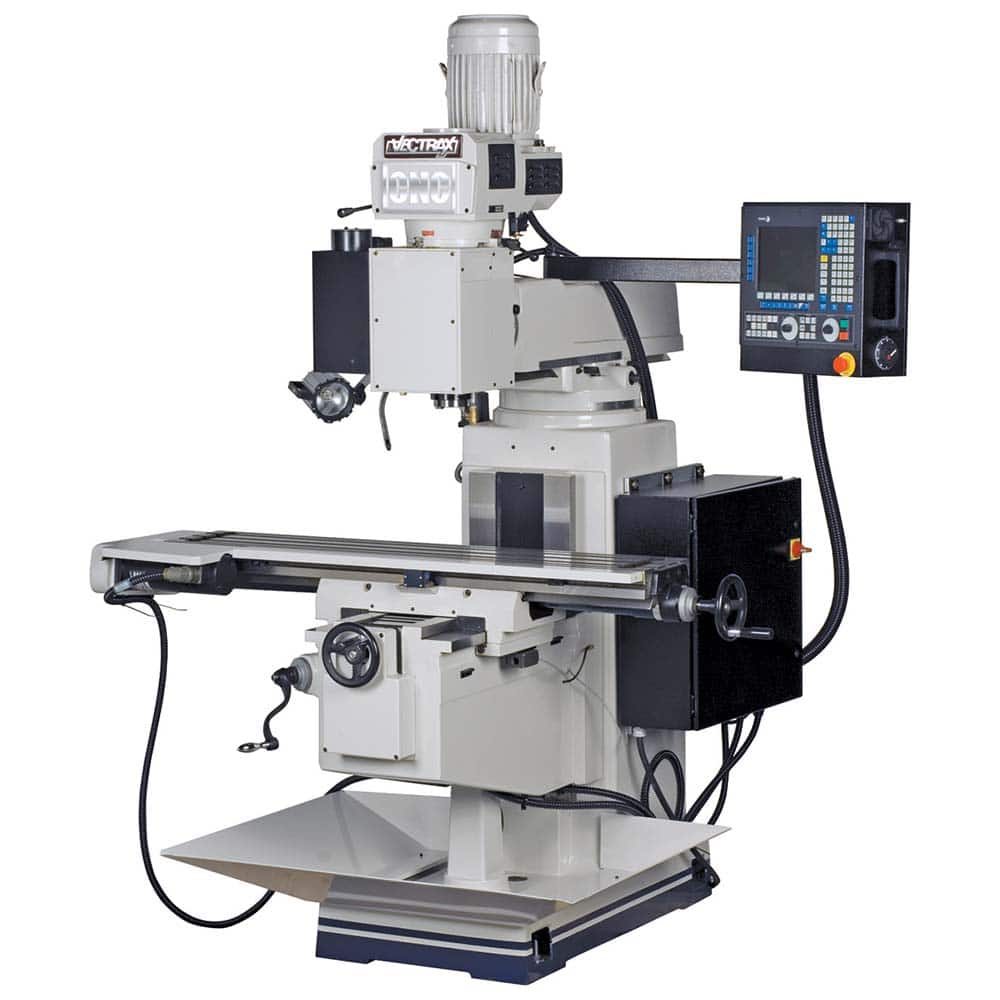 Fagor - 54" Long x 10" Wide, 3 Phase Fagor DP700 CNC Milling Machine - Exact Tool & Supply