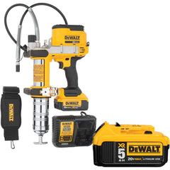 DeWALT - Grease Guns Type: Battery Operationed Grease Gun Capacity (oz.): 16 - Exact Tool & Supply